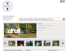 Tablet Screenshot of davisindian.org